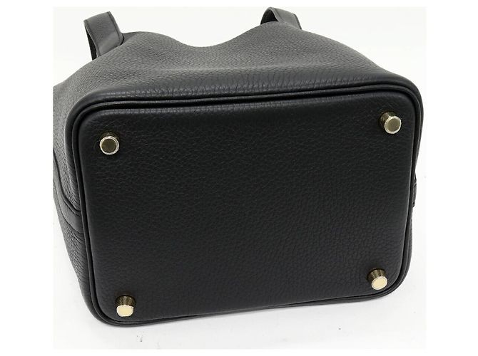Borsa Tote Picotin Lock PM di Hermès Nero - vista 5