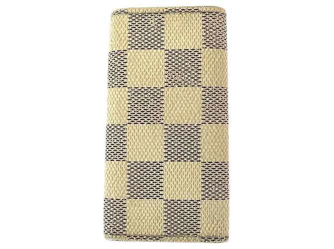 Portachiavi Damier Azur Louis Vuitton Bianco - vista 2