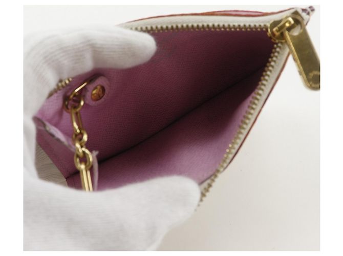 Pochette Cree Portamonete Louis Vuitton Bianco Multicolore - vista 6