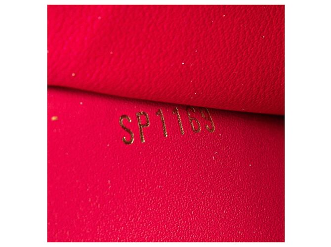 Borsa a spalla portafoglio floreale Monogram Louis Vuitton Marrone Fuschia Monogramma - vista 10