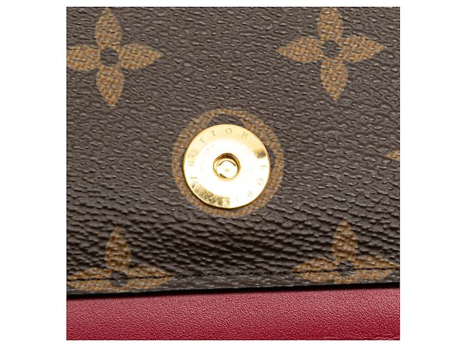 Borsa a spalla portafoglio floreale Monogram Louis Vuitton Marrone Fuschia Monogramma - vista 6