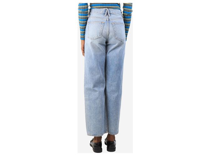 Autre Marque Blue bleached jeans - size UK 6 - view 3