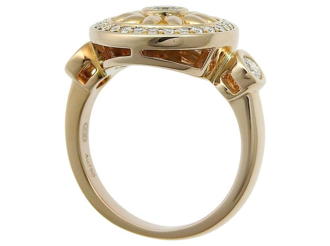 Anello in diamante in oro giallo 18K Harry Winston - vista 3