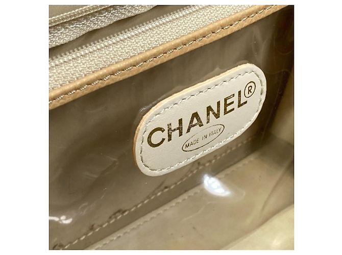 Bolso Vanity Chanel CC Coco Mark Beige - vista 13