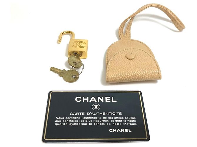 Bolso Vanity Chanel CC Coco Mark Beige - vista 14