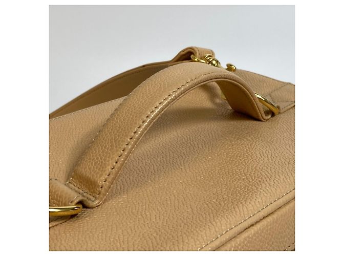 Bolso Vanity Chanel CC Coco Mark Beige - vista 4