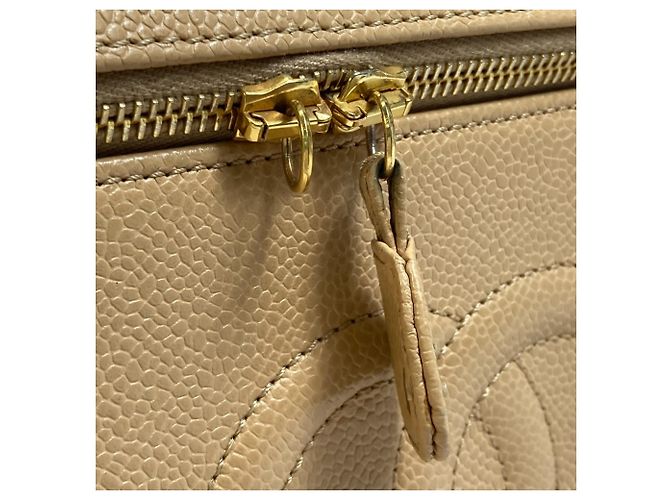 Bolso Vanity Chanel CC Coco Mark Beige - vista 5