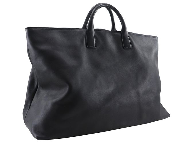 Borsa Boston in pelle di vitello nera Gucci Nero - vista 3