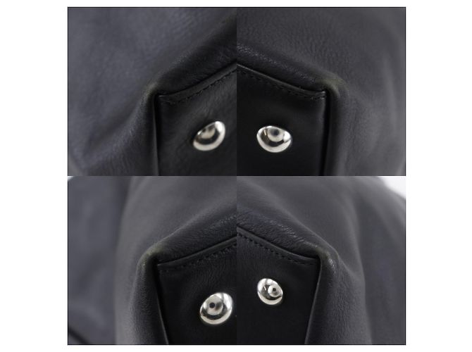Borsa Boston in pelle di vitello nera Gucci Nero - vista 7