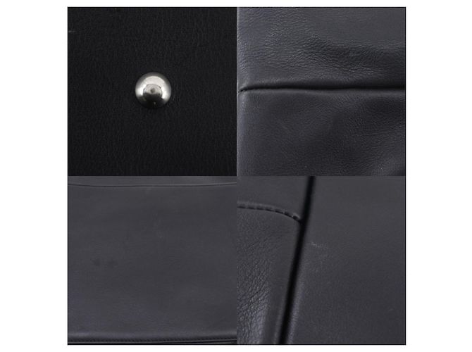 Borsa Boston in pelle di vitello nera Gucci Nero - vista 9