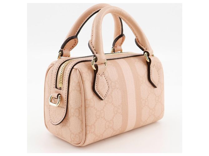Borsa a mano super mini Ophidia di Gucci Rosa - vista 3