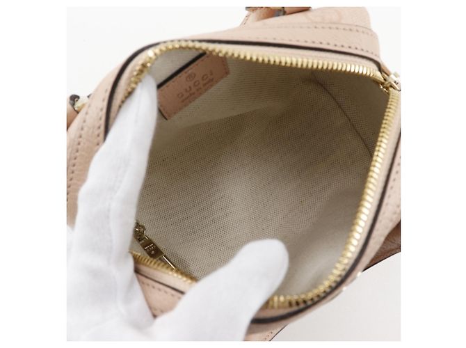 Borsa a mano super mini Ophidia di Gucci Rosa - vista 7