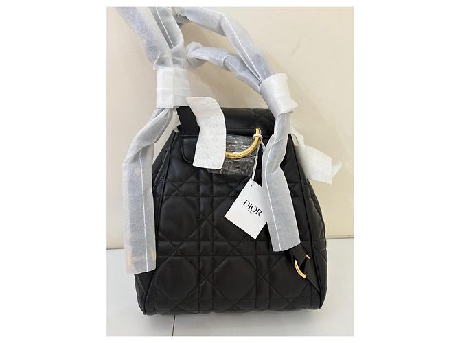 Autre Marque Schwarzer Lederrucksack - Ansicht 4