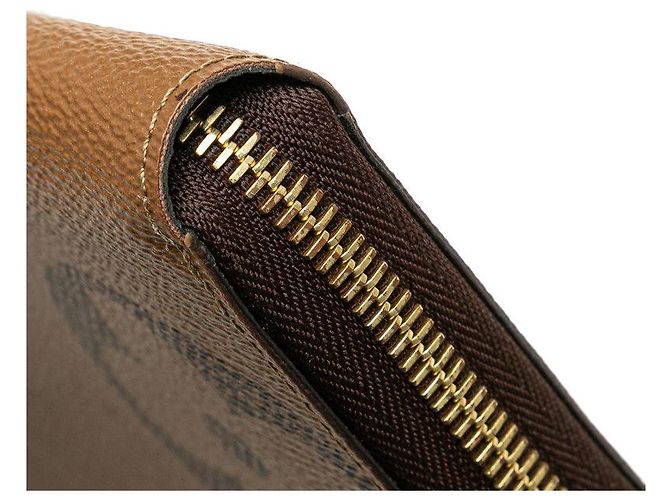 Portefeuille long zippé Monogram Géant Rétro Louis Vuitton Marron - vue 6