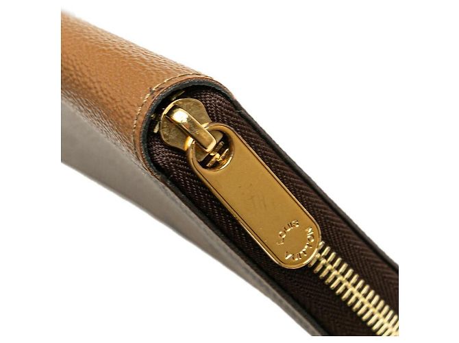 Portefeuille long zippé Monogram Géant Rétro Louis Vuitton Marron - vue 7