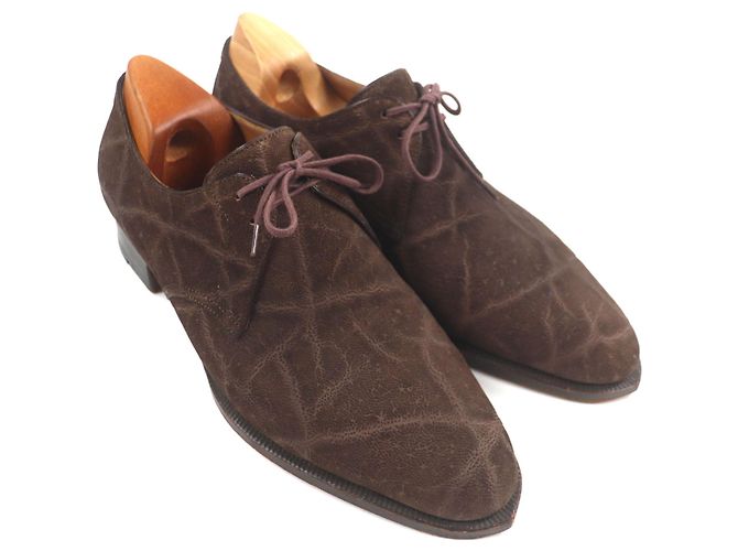 Autre Marque John Lobb Elefantenleder Schuhe Bronze Dunkelbraun - Ansicht 3