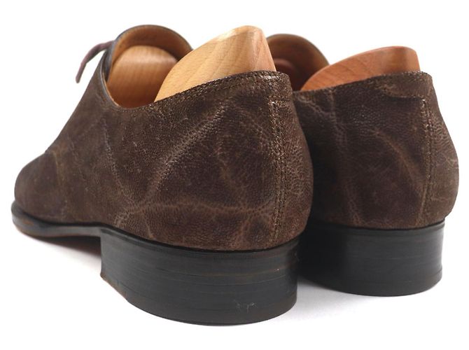 Autre Marque John Lobb Elefantenleder Schuhe Bronze Dunkelbraun - Ansicht 4