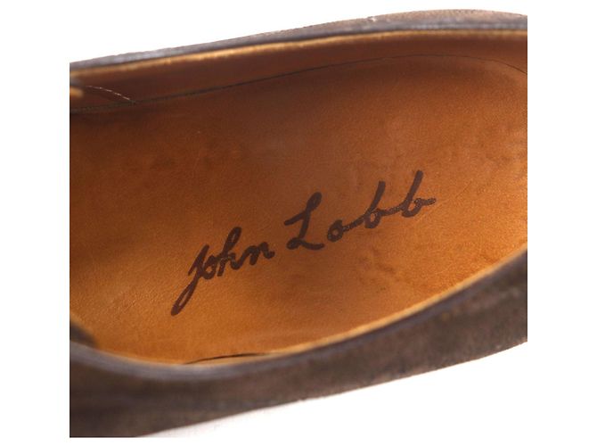 Autre Marque John Lobb Elefantenleder Schuhe Bronze Dunkelbraun - Ansicht 7