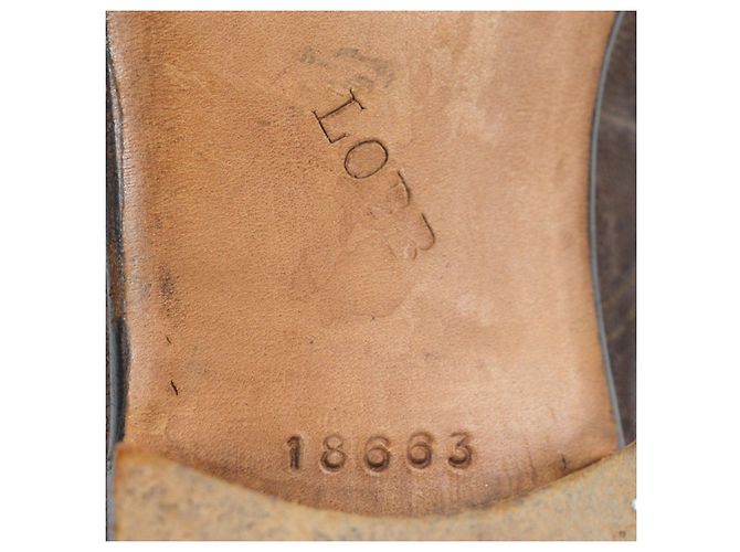 Autre Marque John Lobb Elefantenleder Schuhe Bronze Dunkelbraun - Ansicht 9