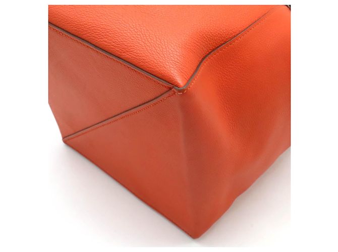 Borsa a spalla Hermès Ricol17 Evercolor Marrone Bianco Rosso - vista 3