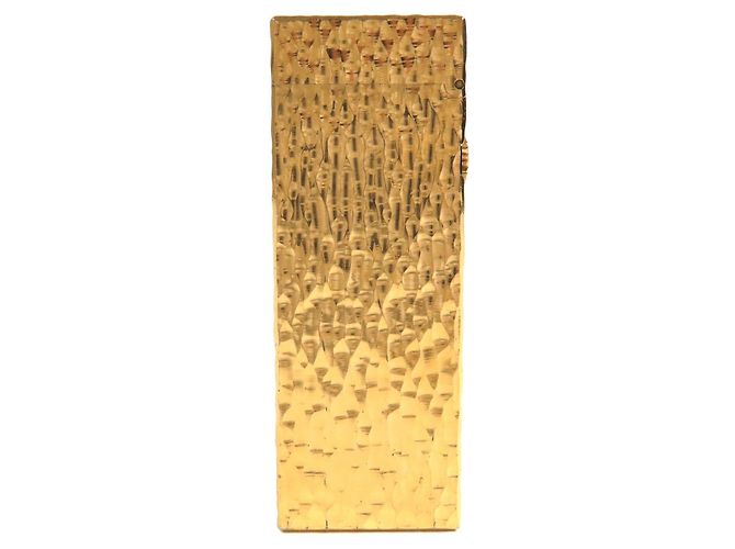 Alfred Dunhill Dunhill Logo engraved all-over pattern lighter Golden - view 2
