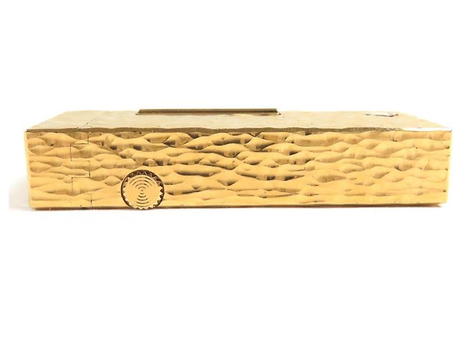 Alfred Dunhill Dunhill Logo engraved all-over pattern lighter Golden - view 4