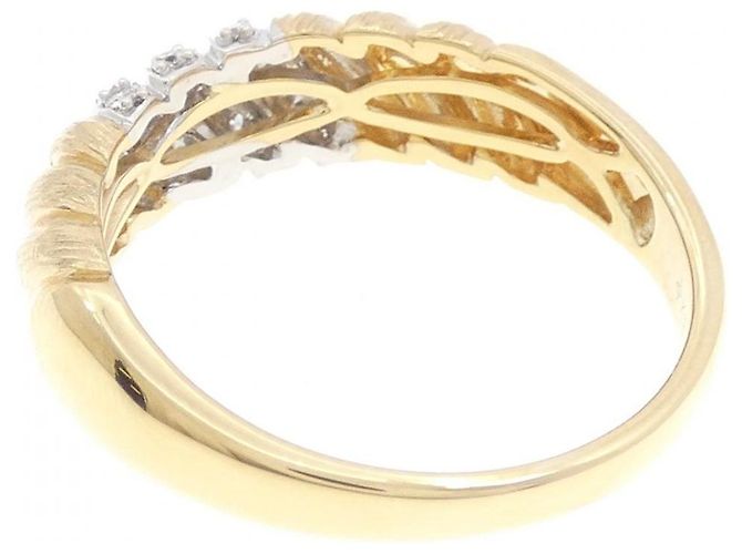 Autre Marque G.STAVB Au750 Diamond Ring Golden - Ansicht 3