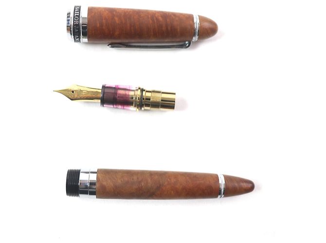 Autre Marque Pluma de brezo Sailor PROFIT Plot 30 Aniversario Castaño Plata - vista 3