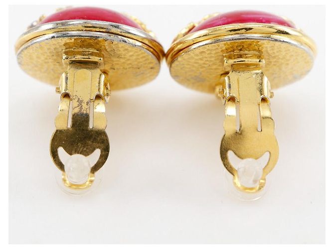 Chanel Ohrringe Rot - Ansicht 5