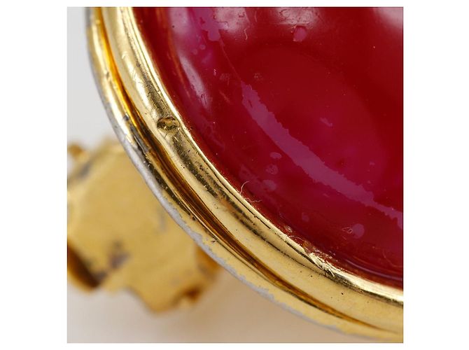 Chanel Ohrringe Rot - Ansicht 6
