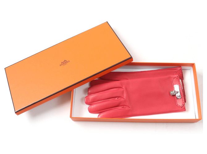 Hermès Hermes Kelly Soya Lammleder Seidengriffe Rot - Ansicht 2