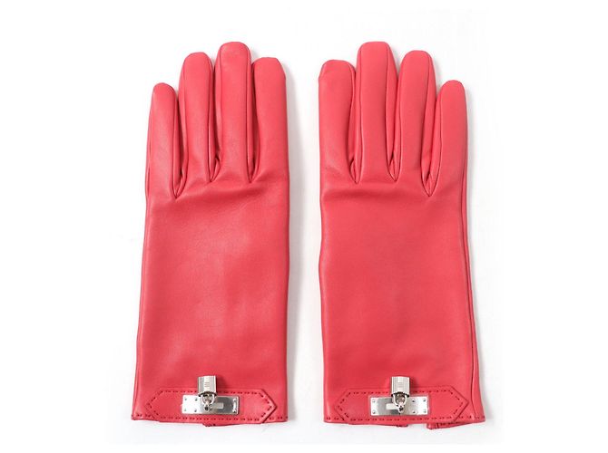 Hermès Hermes Kelly Soya Lammleder Seidengriffe Rot - Ansicht 4