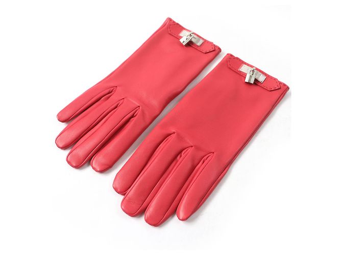 Hermès Hermes Kelly Soya Lammleder Seidengriffe Rot - Ansicht 5