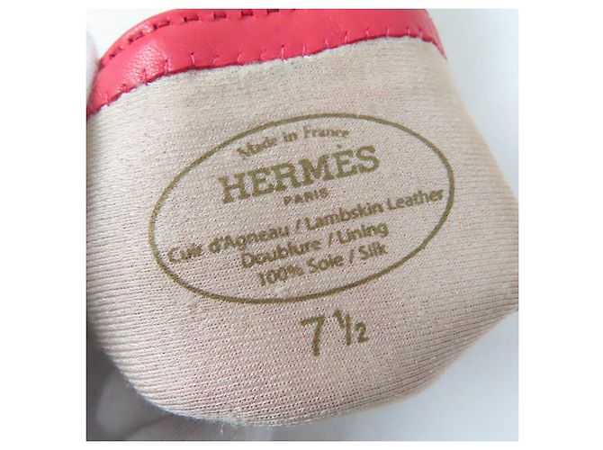 Hermès Hermes Kelly Soya Lammleder Seidengriffe Rot - Ansicht 8