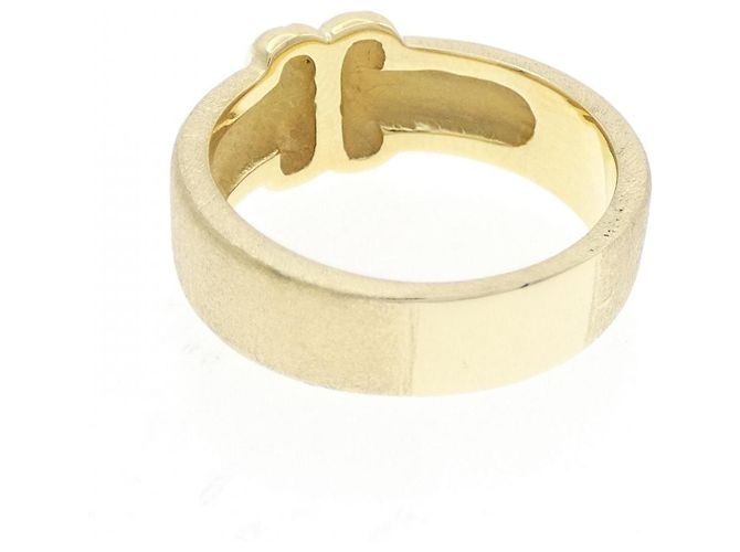 Autre Marque Hisakenji Au750 Diamantring Golden - Ansicht 3