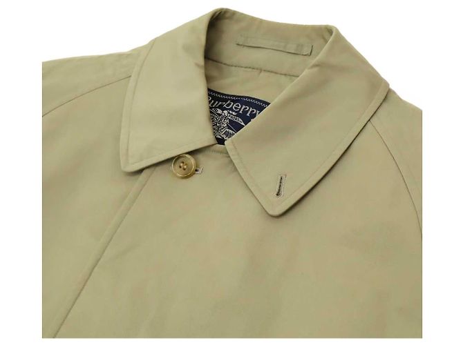 Abrigo largo de poliéster y algodón Burberry Beige - vista 3