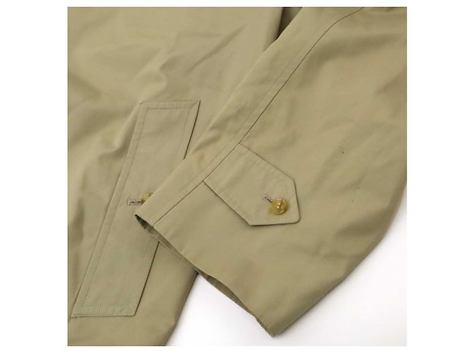 Abrigo largo de poliéster y algodón Burberry Beige - vista 4