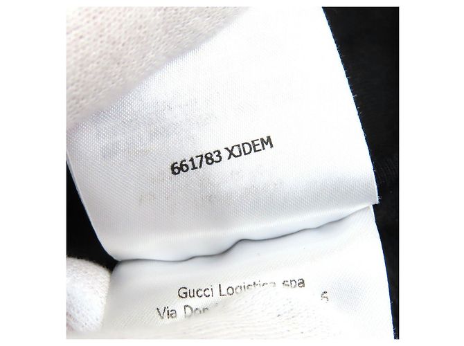 Oversized Gucci Parker Top aus Polyester mit geprägtem GG-Logo-Jacquard Schwarz - Ansicht 12