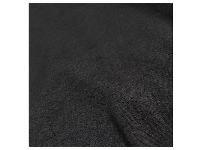Oversized Gucci Parker Top aus Polyester mit geprägtem GG-Logo-Jacquard Schwarz - Ansicht 6