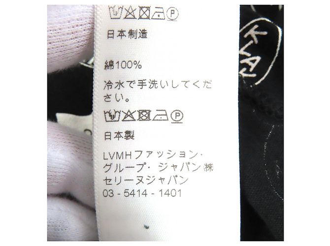 Céline Camiseta de algodón Celine Christian Marclay Negro Blanco - vista 8