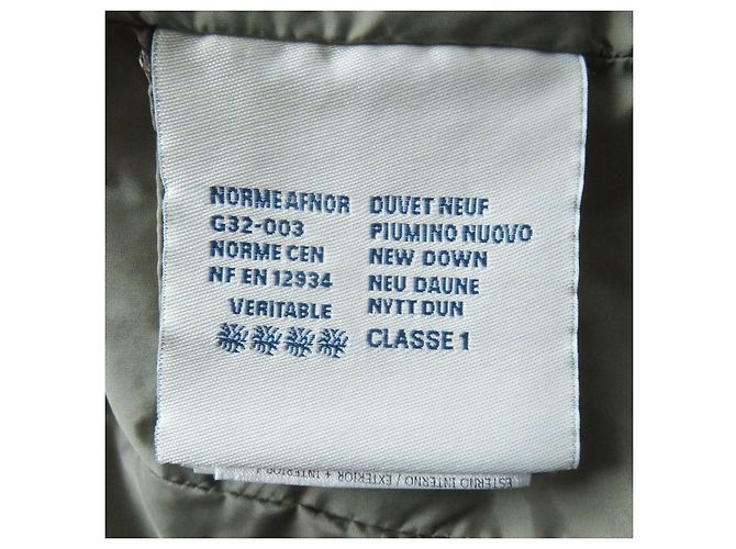 Abrigo de nylon acolchado Moncler FLAMMETTE Beige - vista 12