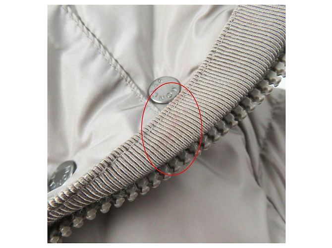 Abrigo de nylon acolchado Moncler FLAMMETTE Beige - vista 17