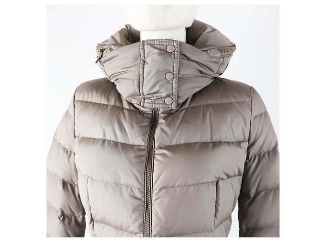 Abrigo de nylon acolchado Moncler FLAMMETTE Beige - vista 2