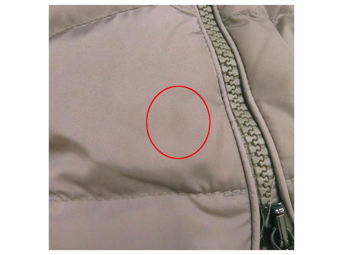 Abrigo de nylon acolchado Moncler FLAMMETTE Beige - vista 20