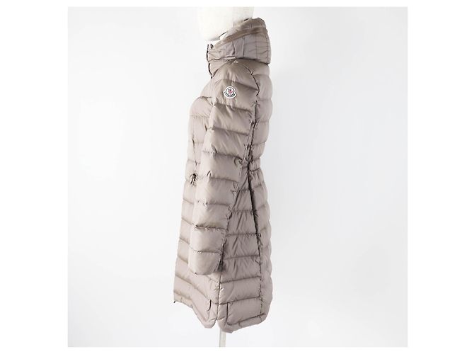 Abrigo de nylon acolchado Moncler FLAMMETTE Beige - vista 3