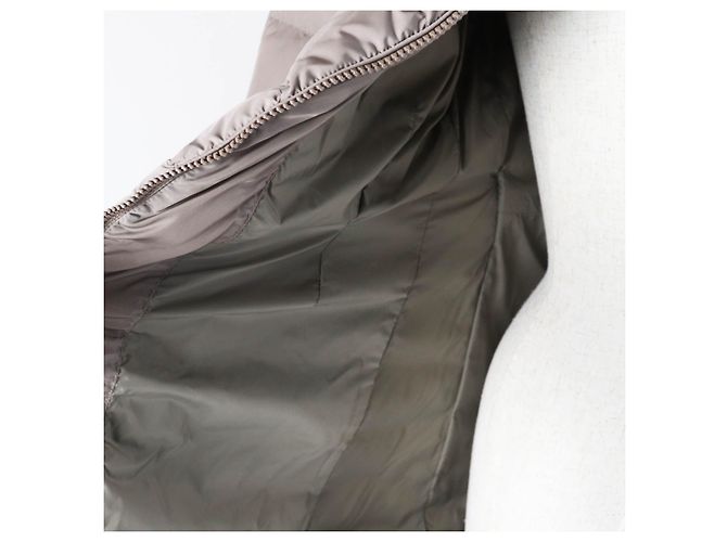 Abrigo de nylon acolchado Moncler FLAMMETTE Beige - vista 5