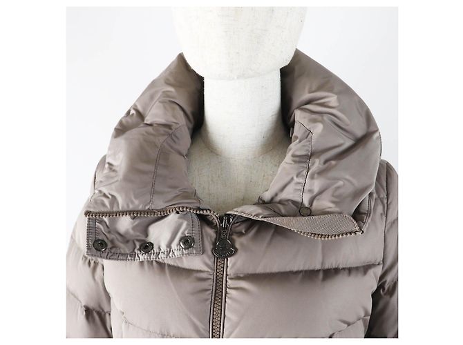 Abrigo de nylon acolchado Moncler FLAMMETTE Beige - vista 6