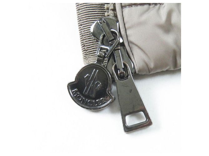 Abrigo de nylon acolchado Moncler FLAMMETTE Beige - vista 9