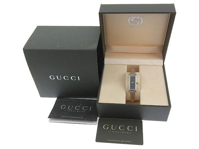 Gucci 1500L Quarz aus Edelstahl Schwarz - Ansicht 7