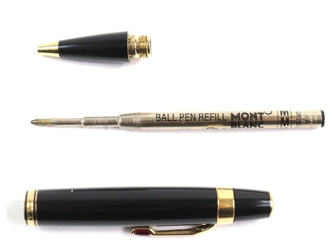 Bolígrafo Montblanc Boheme Rouge Negro Roja Dorado - vista 4